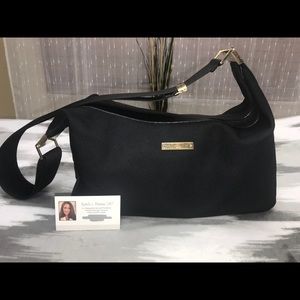 Authentic Black Gucci Nylon Crossbody-Med sized.